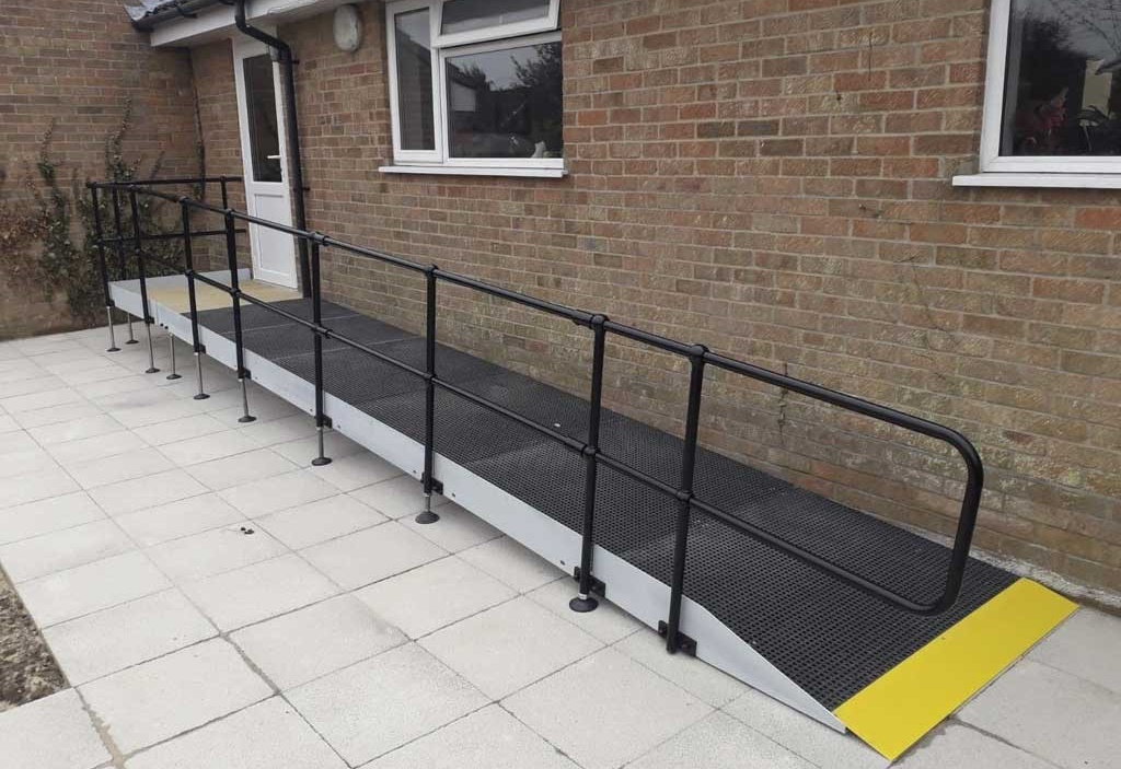 Ramp outside a building